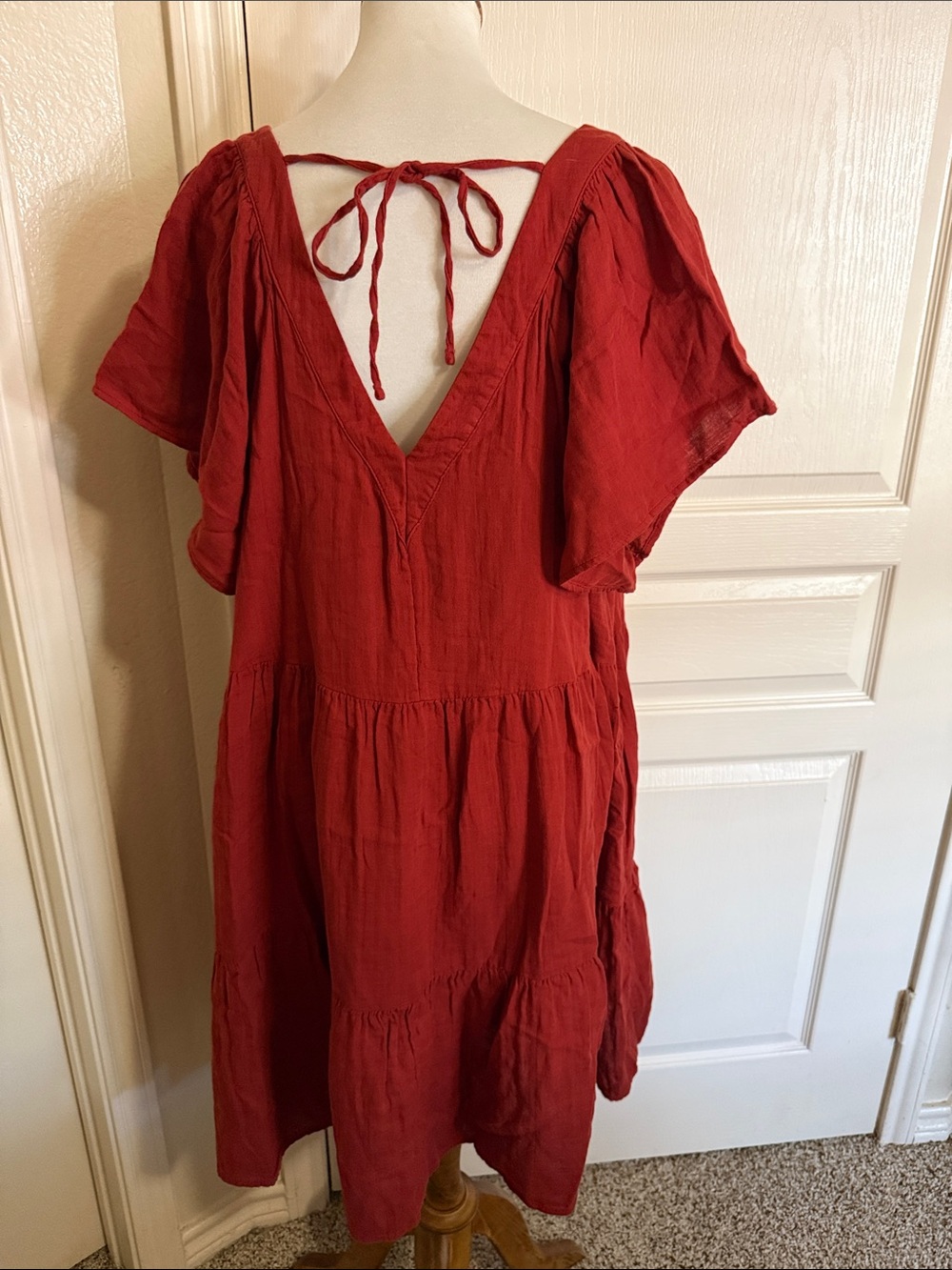 Old Navy Women’s 3X V-Neck Tiered Dress NWT - Picture 3 of 9